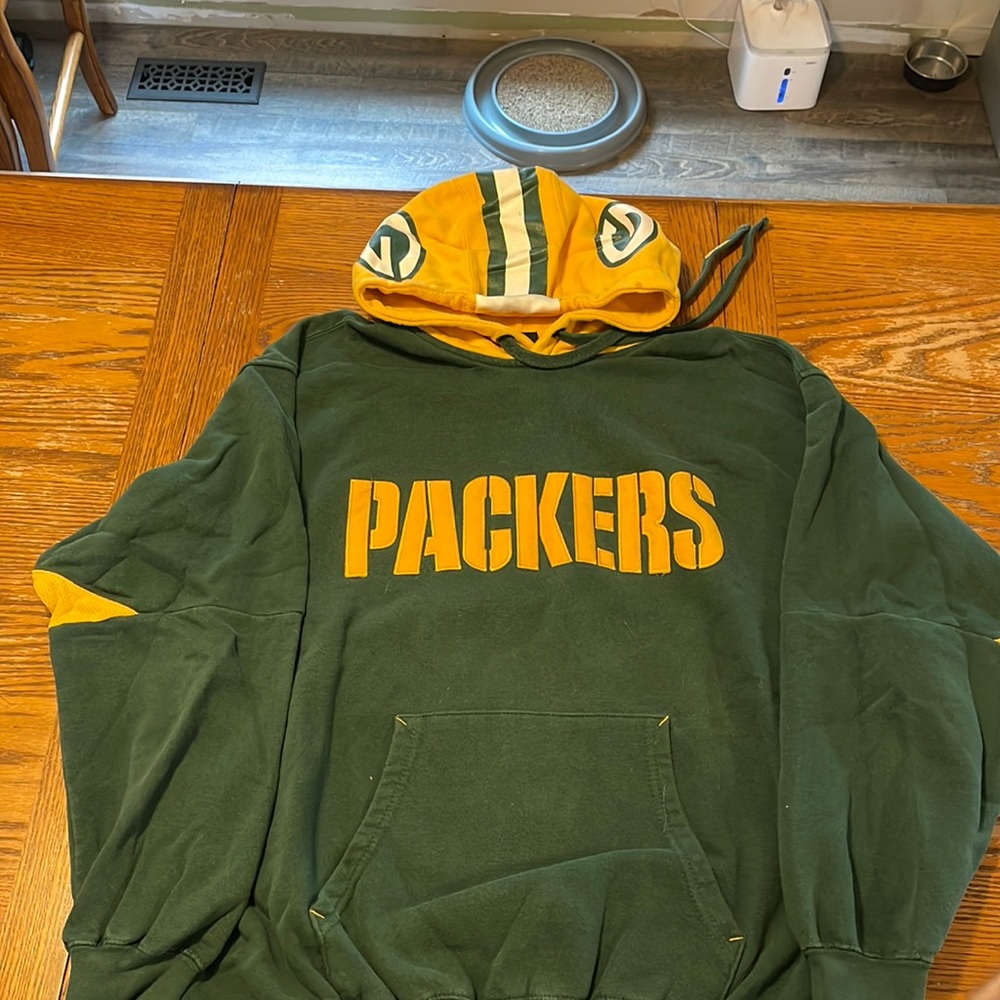 Packers Hoodie W Helmet Hood - XL